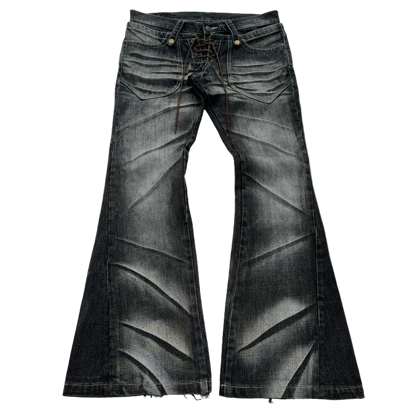 Y2K Retro Flared Jeans