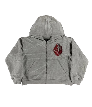 Youngzz Vintage Y2K Zipper Hoodie