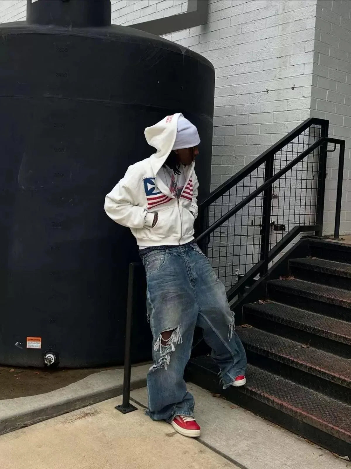 Youngzz American Y2K Zipper