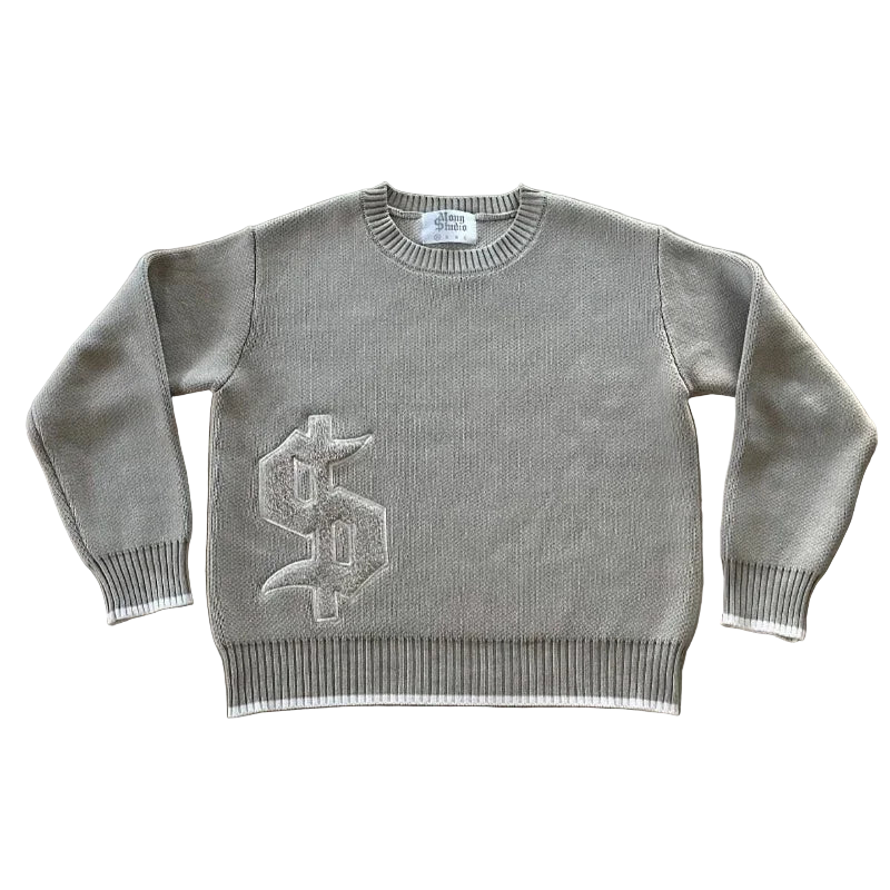 Youngzz Knit Dollar Sweater