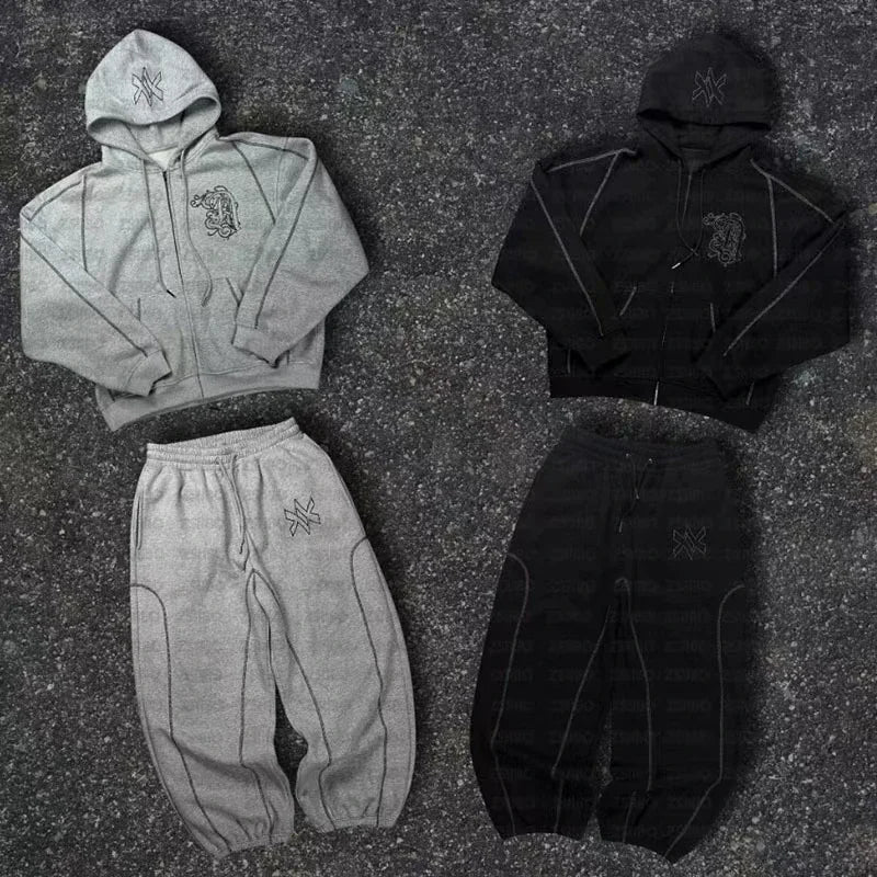 Baggy Y2K Tracksuit Set