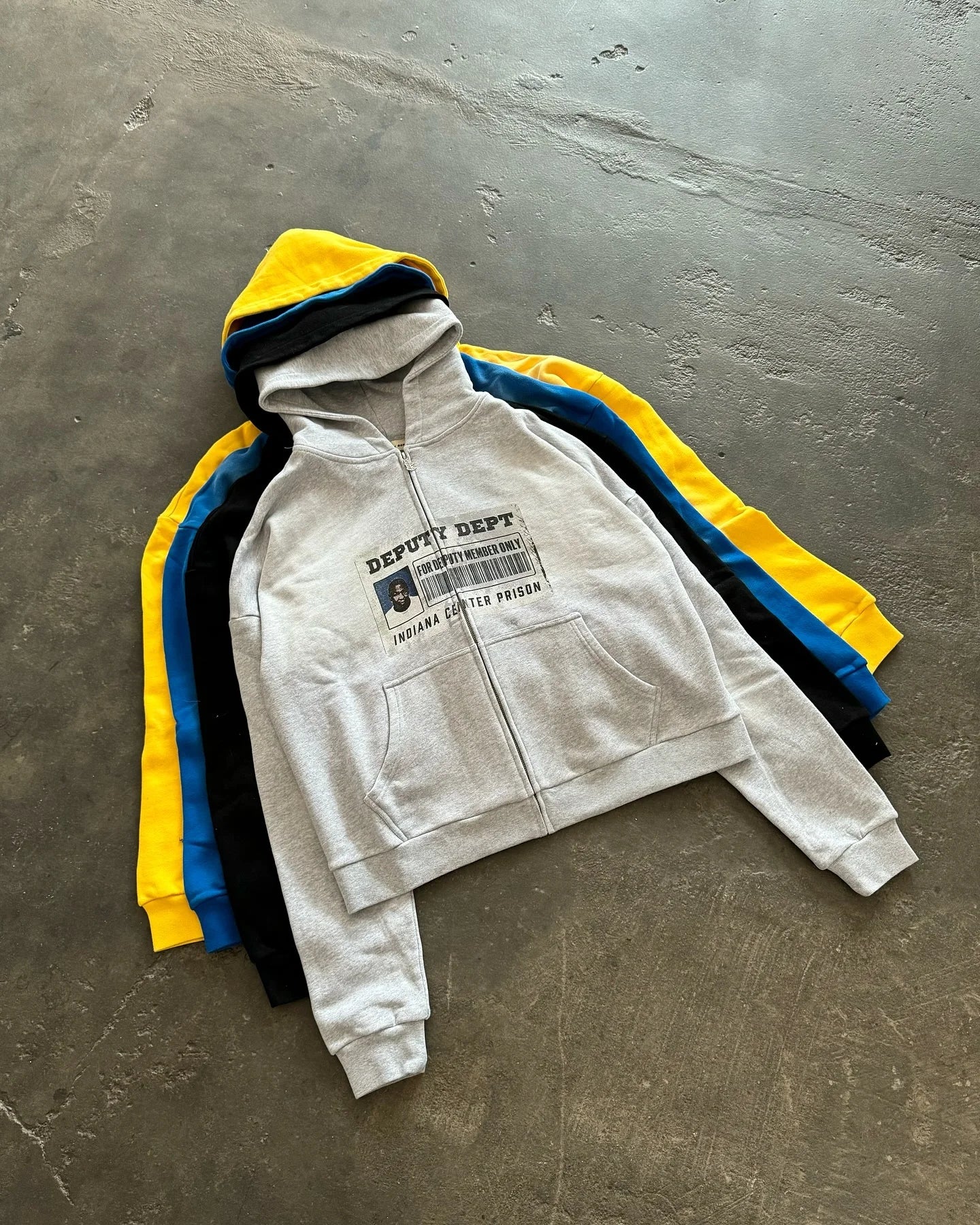 Youngzz Y2K Deputy Dept ZIpper Hoodie