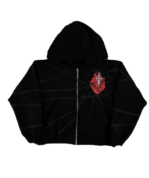 Youngzz Vintage Y2K Zipper Hoodie