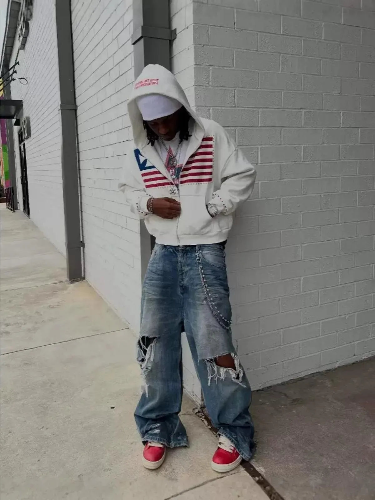 Youngzz American Y2K Zipper