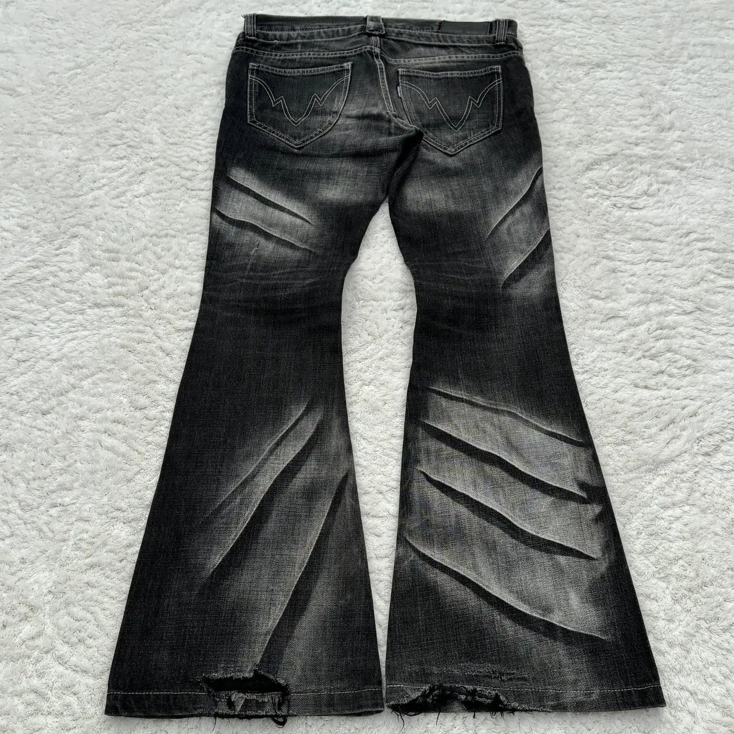Y2K Retro Flared Jeans