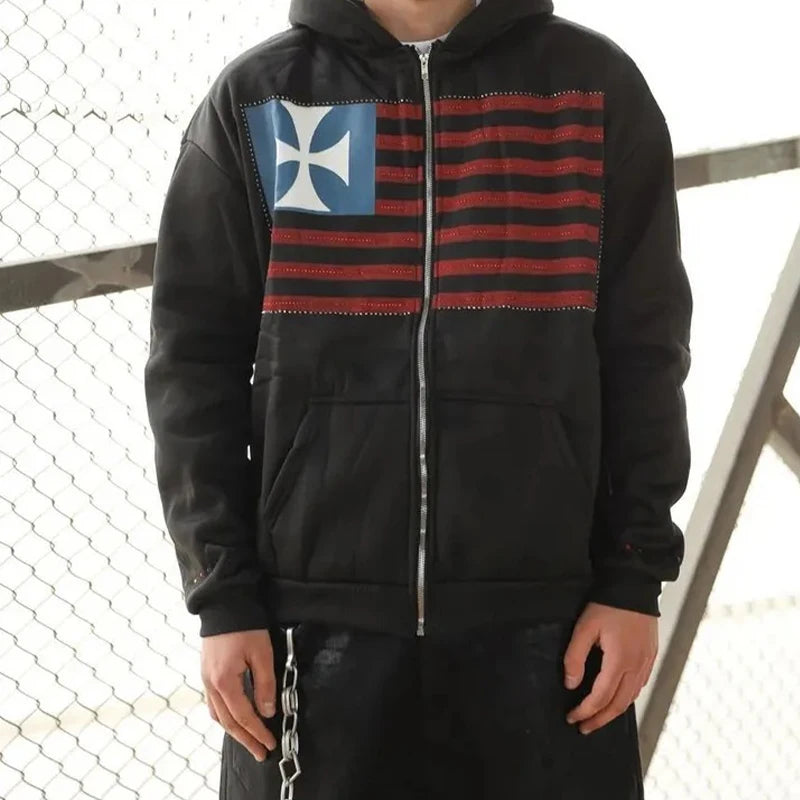 Youngzz American Y2K Zipper