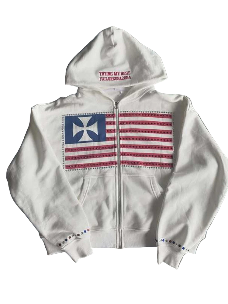Youngzz American Y2K Zipper