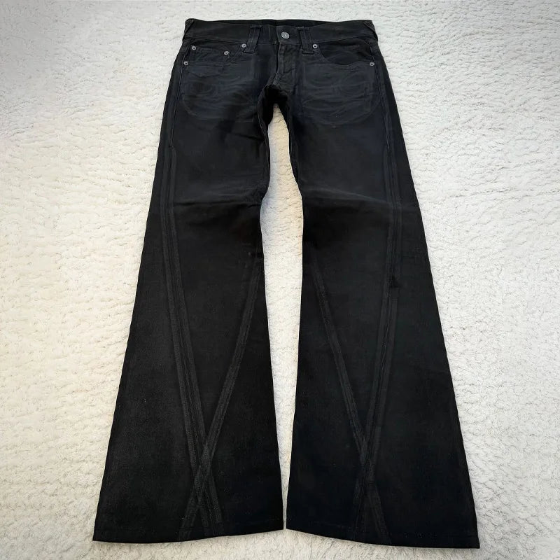 Youngzz Retro Flared Jeans