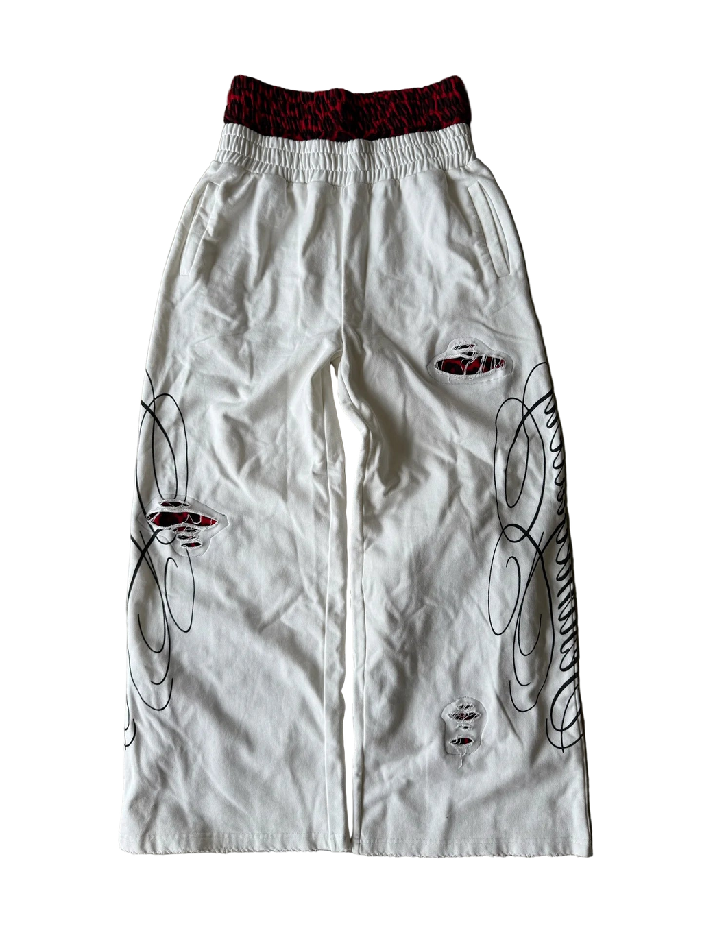 Youngzz Baggy Double Waisted Sweatpants